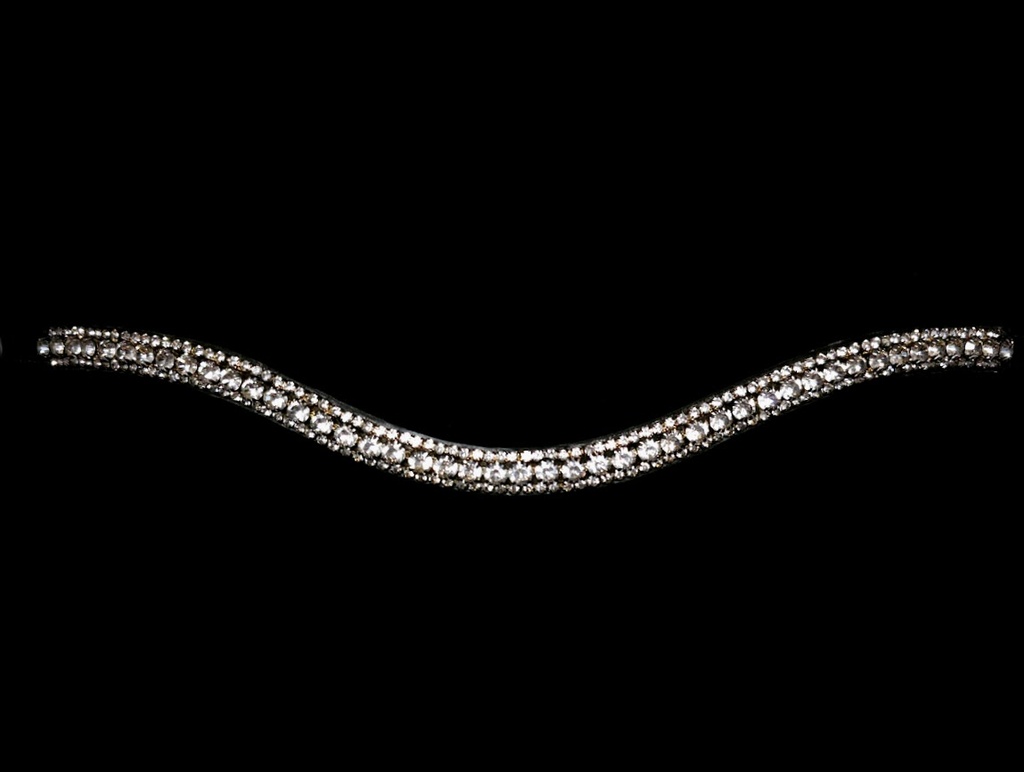 Silver Glamour Browband (Cob 16")